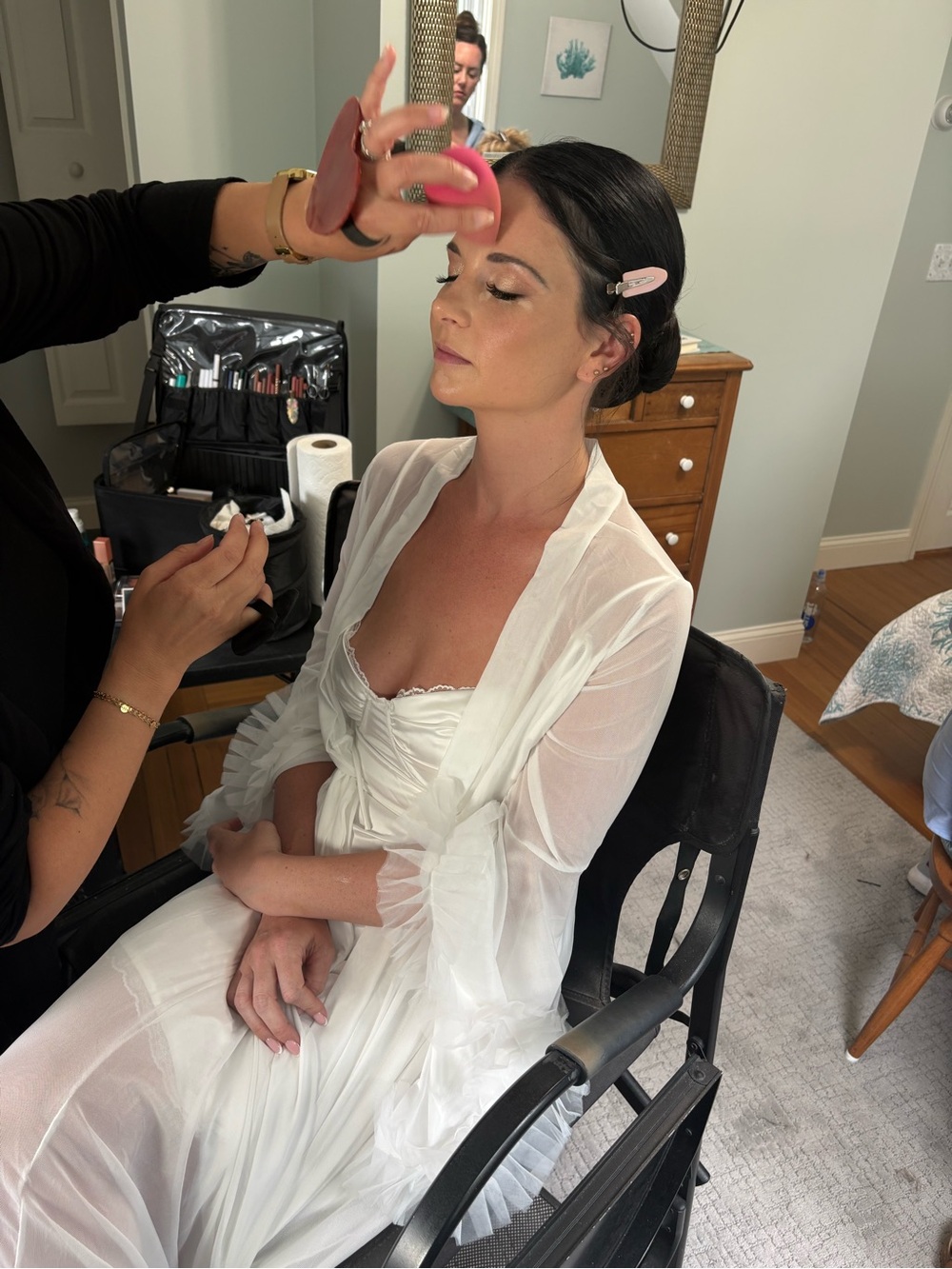 Sheer White Robe - Picture 3 of 5